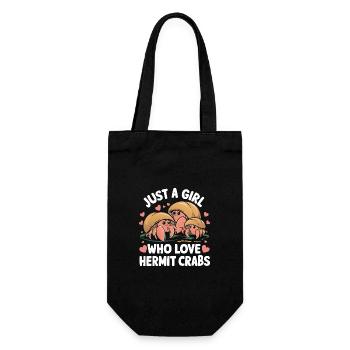 Crab Hermit Crab Crab Crab Crab - Gift Bag for Bottles - black - Front