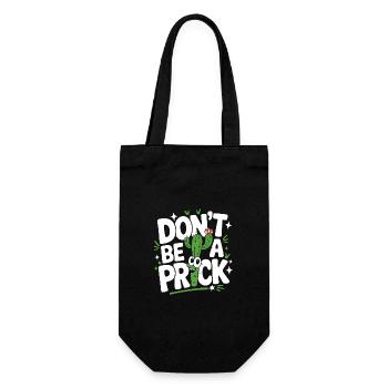 Cactus Cacti Desert Plant - Gift Bag for Bottles - black - Front