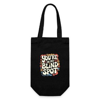 Blind blindness Visually impaired people - Gift Bag for Bottles - black - Front