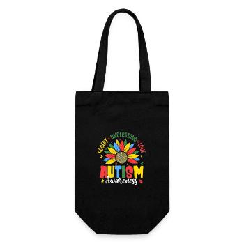 Autism Awareness - Gift Bag for Bottles - black - Front