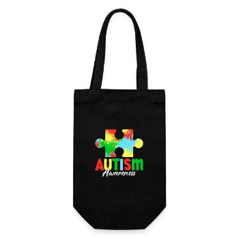 Autism Awareness - Gift Bag for Bottles - black - Front