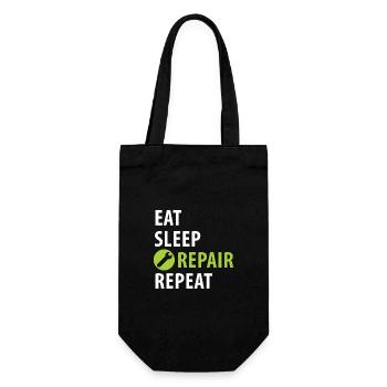 Assembler, builder, craftsman - Gift Bag for Bottles - black - Front