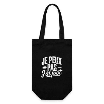 je_peux_pas_j-ai_rugby - Sac à bouteille - noir - Devant