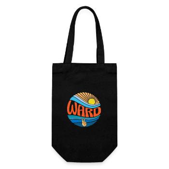 Ward chemise Vintage coucher de soleil Ward Groovy Tie Dye - Sac à bouteille - noir - Devant