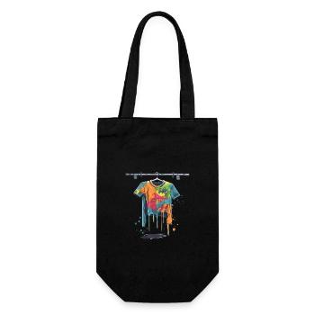 Chemise graffiti - Sac à bouteille - noir - Devant