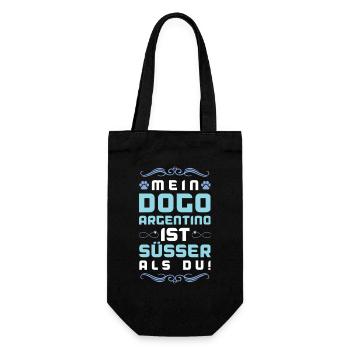 Dicton de chien dogue argentin - Sac à bouteille - noir - Devant