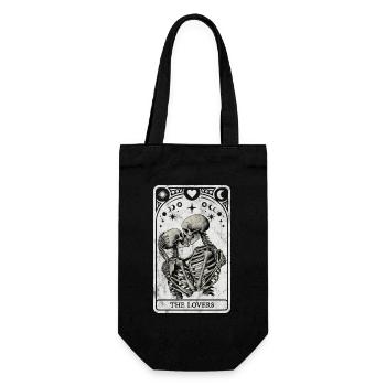 The Lovers Tarot - Gift Bag for Bottles - black - Front