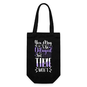 Time Symbol Form Company - Gift Bag for Bottles - black - Front