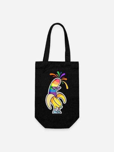 Banana lover - Sac à bouteille - noir