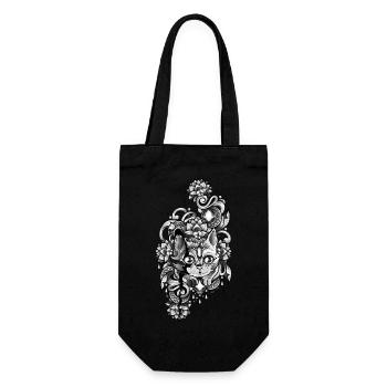Cat treasures - Gift Bag for Bottles - black - Front