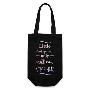 Baby Spruch - Geschenkbeutel für Flaschen - Schwarz - Vorne