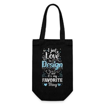 Art Painter Modern Art - Gift Bag for Bottles - black - Front