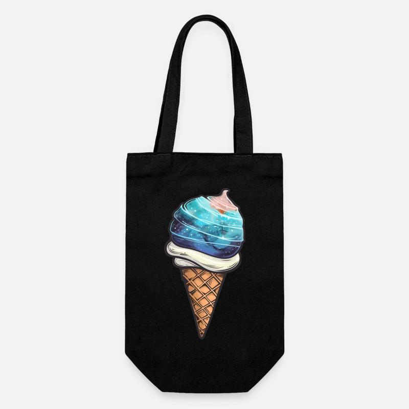 Planète de glace Mercure - Sac à bouteille - noir