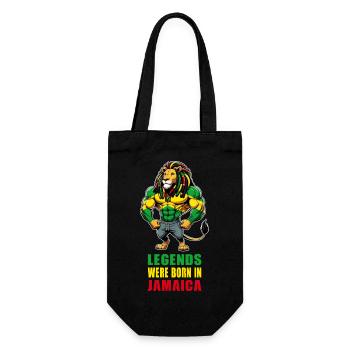 Musique reggae jamaïcaine - Sac à bouteille - noir - Devant