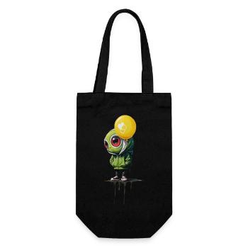 Love everywhere - Geschenkbeutel für Flaschen - Schwarz - Vorne