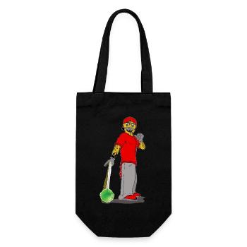 Clown with Sweets - Geschenkbeutel für Flaschen - Schwarz - Vorne