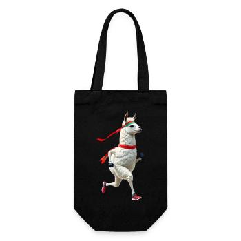 Lama avec bandeau jogging - Sac à bouteille - noir - Devant