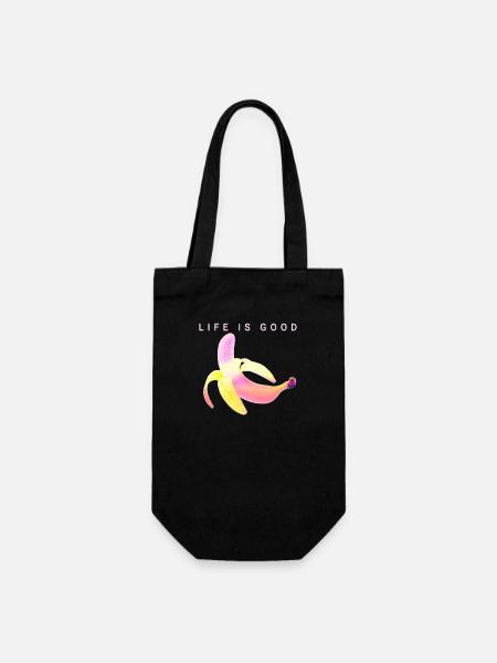 Banana Life Is Good - Sac à bouteille - noir