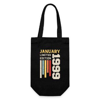 January 1999 - January 1999 Birthday Gift - Gift Bag for Bottles - black - Front