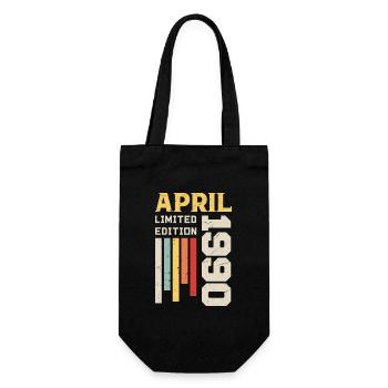 Avril 1990 - Cadeau anniversaire Avril 1990 Avril - Sac à bouteille - noir - Devant