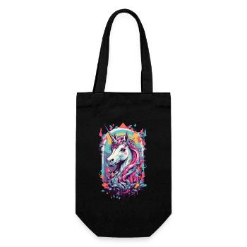Gothique Licorne Magie Pastel Occulte Streetwear - Sac à bouteille - noir - Devant