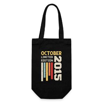 Octobre 2015 - Cadeau anniversaire Octobre 2015 - Sac à bouteille - noir - Devant