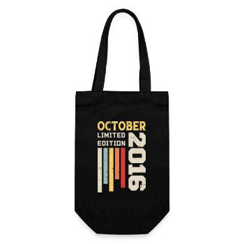 Octobre 2016 - Cadeau anniversaire Octobre 2016 - Sac à bouteille - noir - Devant