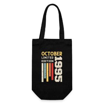 October 1995 - October 1995 Birthday Gift - Gift Bag for Bottles - black - Front