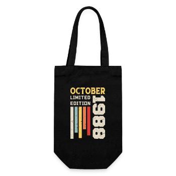 Octobre 1988 - Cadeau anniversaire Octobre 1988 - Sac à bouteille - noir - Devant