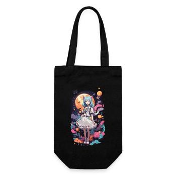 Kemonomimi Chats Fille Kawaii Anime Goth eGirl - Sac à bouteille - noir - Devant