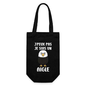 Citation humour Oiseau aigle - Sac à bouteille - noir - Devant