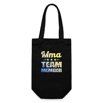 Mma Team - Geschenkbeutel für Flaschen - Schwarz - Vorne
