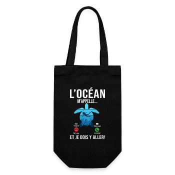 plongée m'appelle sport plongée sous marine - Sac à bouteille - noir - Devant