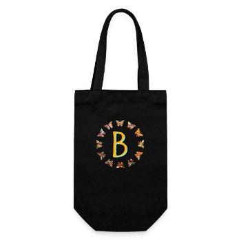 Papillons E 56 B - Sac à bouteille - noir - Devant