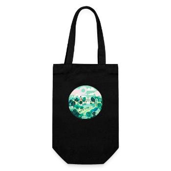 Hyde park London - Gift Bag for Bottles - black - Front