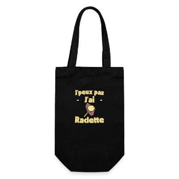 J'peux pas j'ai raclette - Sac à bouteille - noir - Devant