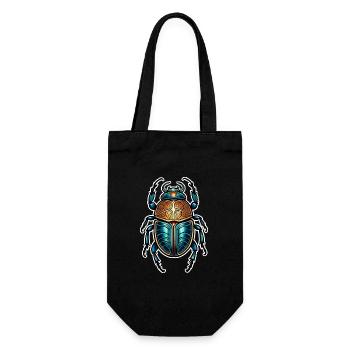Scarab Neo Traditional - Gift Bag for Bottles - black - Front