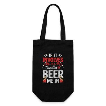 Candles Hobby Decoration Wax - Gift Bag for Bottles - black - Front