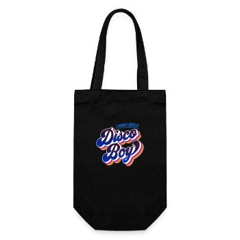 Disco Boy | Party Feiern Partyshirt - Geschenkbeutel für Flaschen - Schwarz - Vorne