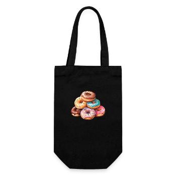 Beignets Berg | Mont Donut - Sac à bouteille - noir - Devant