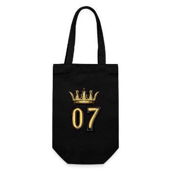 Couronne à 7 chiffres - Sac à bouteille - noir - Devant