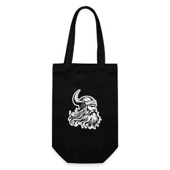 Viking Head - Gift Bag for Bottles - black - Front