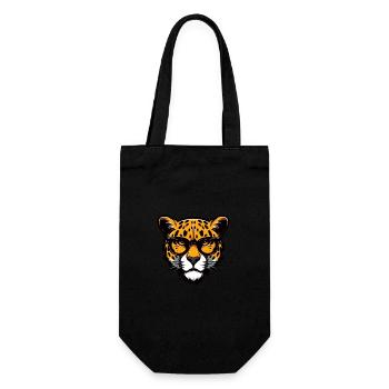 Portrait Tête De Guépard Cool - Sac à bouteille - noir - Devant