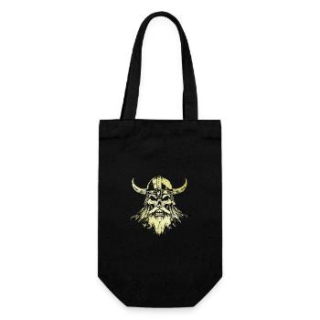 Viking Skull - Gift Bag for Bottles - black - Front