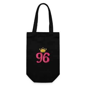 96 Numéro Jersey Couronne - Sac à bouteille - noir - Devant