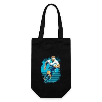 Rugby Gift Funny Shirts - Gift Bag for Bottles - black - Front