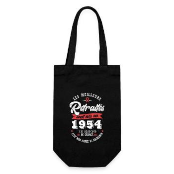1954 anniversaire retraité né en 1954 - Sac à bouteille - noir - Devant