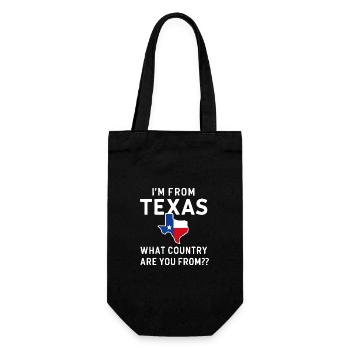 Texas State Texaner Texas - Geschenkbeutel für Flaschen - Schwarz - Vorne