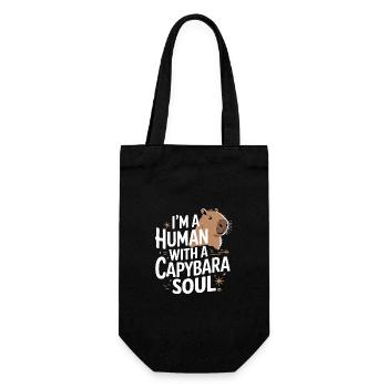 Capybara Capybara Rodent Animal - Gift Bag for Bottles - black - Front