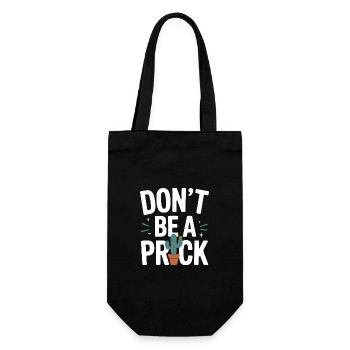 Cactus Cacti Desert Plant - Gift Bag for Bottles - black - Front